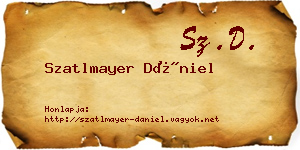 Szatlmayer Dániel névjegykártya